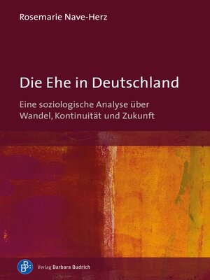 cover image of Die Ehe in Deutschland